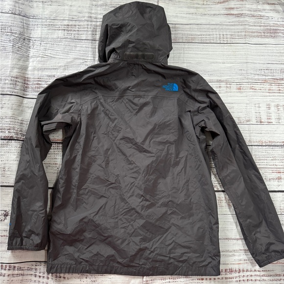 The North Face Hyvent Gray Boys Zip Up Windbreaker Rain Jacket XL 18/20 youth - Picture 7 of 8